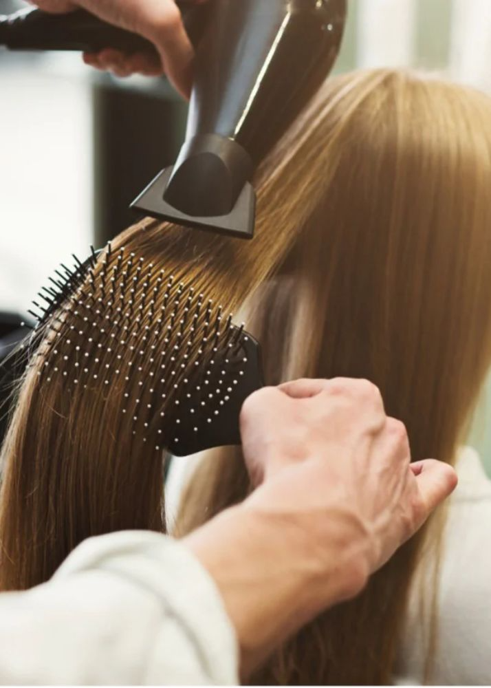Blow Dry With Iron